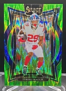 2024 Select Concourse Level Tyrone Tracy Jr. Green Shock Prizm RC #d 290/599- NY - Picture 1 of 2