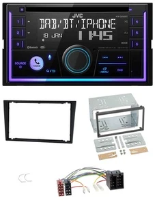 JVC MP3 USB 2DIN DAB Bluetooth CD Autoradio für Opel Corsa C Meriva Signum Vectr - Bild 1 von 10