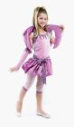 Purple Passion Fairy Costume For Girls With Wings, Size M (7-8), 4P Set, New