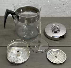 Vintage Pyrex Coffee Pot Percolator 6 Cup 8859 - B ~~~ Complete And Beautiful - Picture 1 of 11