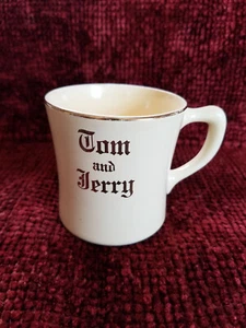 Vintage Barware Tom & Jerry Keramik Trinkbecher Becher 40er oder 50er Jahre - Bild 1 von 6