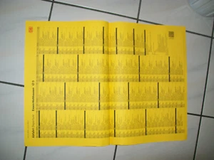 original FAHRPLAN DB deutsche Bahn Abfahrt ESSEN HOLTHAUSEN  #6 - Bild 1 von 2