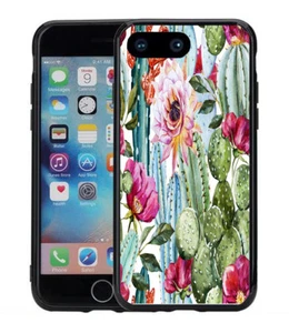 Cactus With Flowers For Iphone 7 Plus (2016) & Iphone 8 Plus (2017) (5.5) Case - Picture 1 of 1
