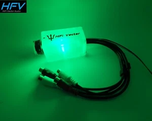 Tranparent LED Subwoofer amplifier RCA level Remote Bass Knob control Green - Picture 1 of 3