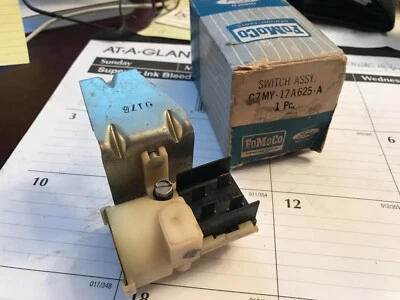 Interruptor de controle de lavadora de pára-brisa Mercury Monterey Marquis 1967 NOS C7MY - Imagem 1 de 3