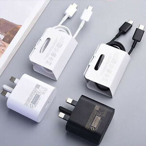 Genuine 25W Super Fast Charger Plug & Cable For Samsung Galaxy S21 S22+ Ultra 5G