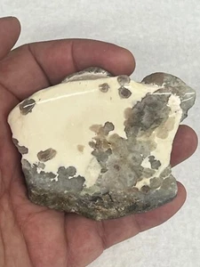 Datolite, Prehnite and Copper specks Lake Superior Keweenaw Peninsula, Michigan - Picture 1 of 3