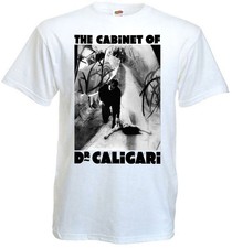 The Cabinet of Dr. Caligari v2 T-shirt white poster all sizes S...5XL