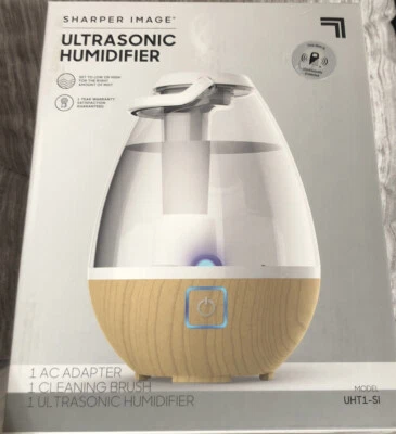 Sharper Image Ultrasonic Cool Mist Humidifier UHT1-SL 0.4 gal UHT1-SI - Image 1 of 4