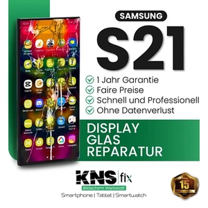Samsung S21 Wyświetlacz Przednie szkło Naprawa Szkło Wymiana✅ 24 godziny - Zdjęcie 1 z 5