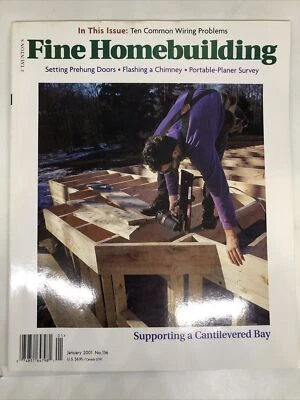 Fine Homebuilding January 2001 Supporting a Cantilevered Bay - Image 1 of 4