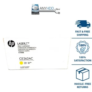 Tóner amarillo genuino HP CE262AC para color LaserJet Enterprise CP4025 CP4525 - Imagen 1 de 1