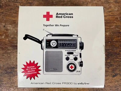 American Red Cross FR300 By Eton Emergency Hand Crank Radio NOS - Image 1 of 4