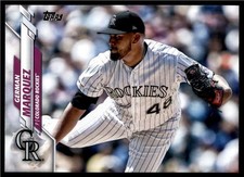 2020 Topps Series 1 Base #126 German Marquez - Colorado Rockies