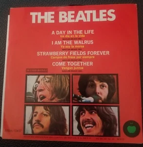 BEATLES MEXICAN JUKEBOX EP COMPACT 7'' -CAT #EPEM-10457-RARE - Imagen 1 de 4