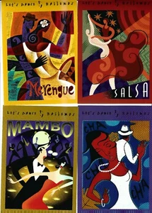 2018 USA Prepaid Postkarten Ps Stionery Ballroom Dancing Mambo Cha Cha Salsa - Bild 1 von 2