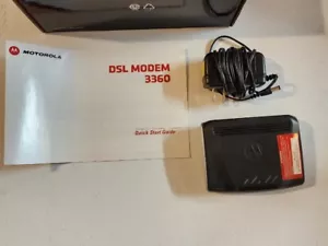 AT&T Motorola 3360 DSL / Ethernet Modem w/ Accessories & Box - Picture 1 of 3