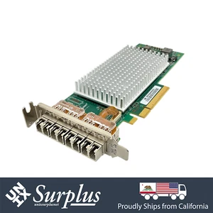 Marvell QLogic QLE2694L 16GB FC PCIe x8 Enhanced Gen 5 CNA NIC Low w/ 4x Optics - Afbeelding 1 van 7