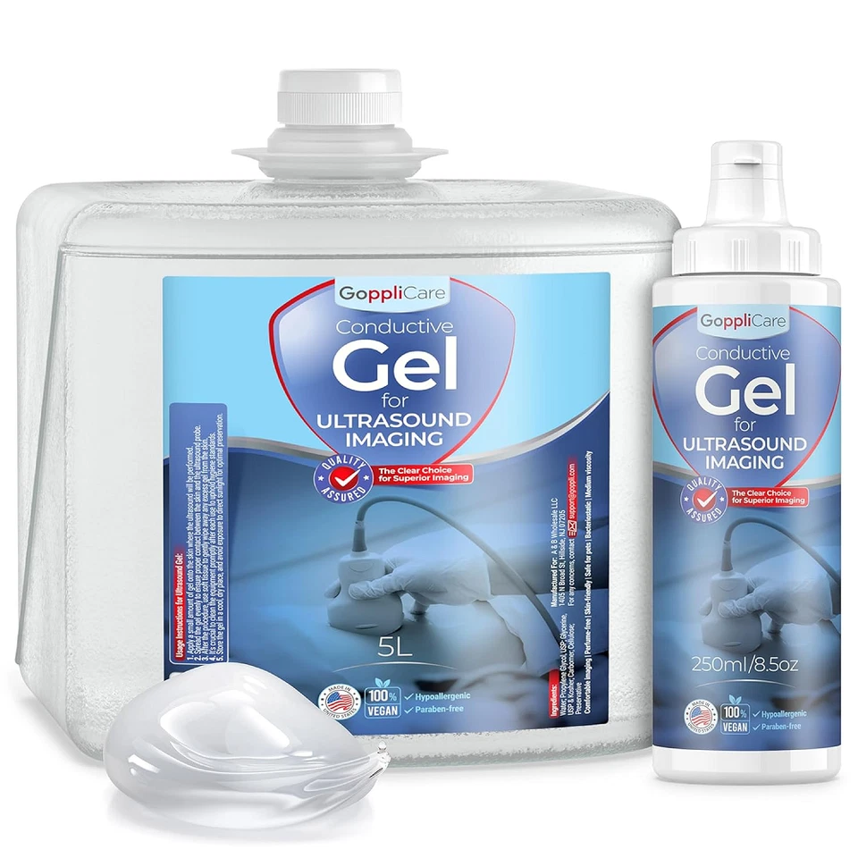 Goppli 5L Conductive Cooling Gel for Ultrasound Imaging Hypoallergenic Last Long - Image 1 of 4