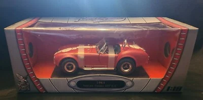 ROAD SIGNATURE 1964 SHELBY COBRA 427 S/C ESCALA 1:18 DIECAST ROJO RARO 92058 (AC1) Foto 1 de 4