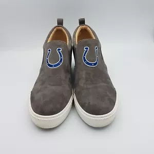 Indianapolis Indiana Colts NFL Women's Football Ladies Slip On Wedge Shoes Sz 10 - Picture 1 of 6