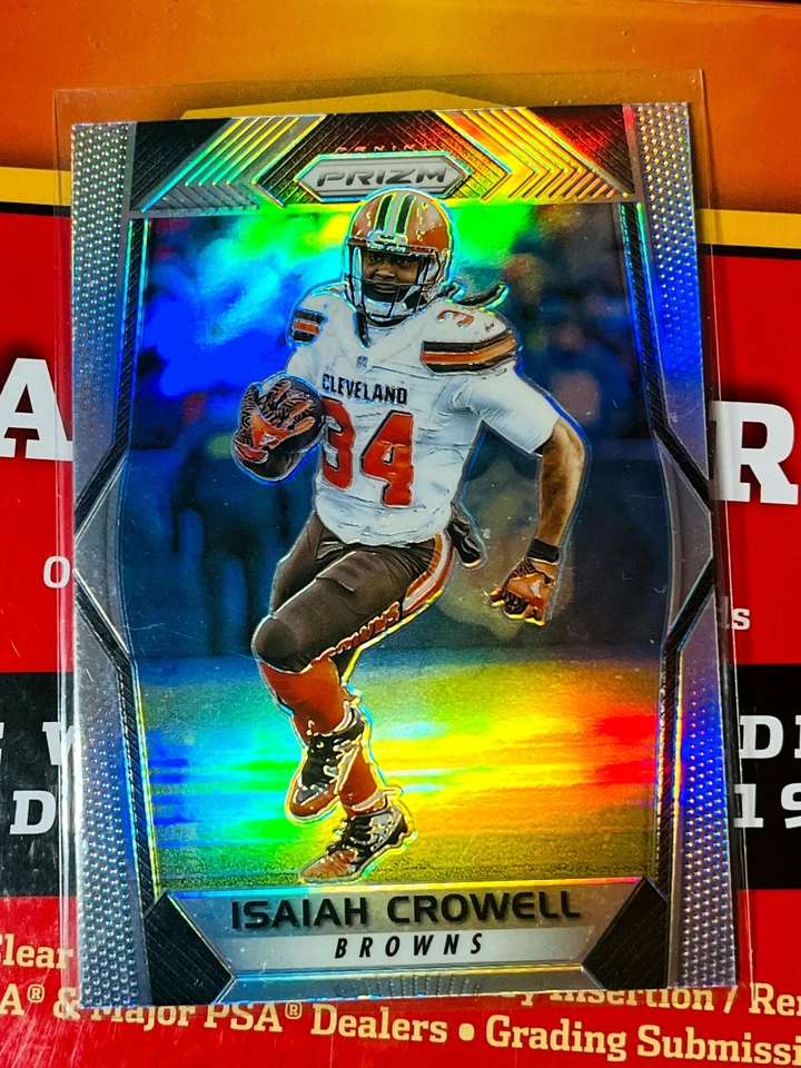 2017 Panini Prizm - #99 Isaiah Crowell SILVER REFRACTOR   50% OFF 3+ CARDS! - Image 1 of 2