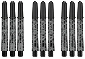 3 New Sets Target Ink Pro Grip Midi Nylon Dart Shafts – Black - Picture 1 of 1