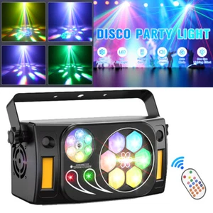 Disco Lights DMX RGBW 6-in-1 LED Bee Eye Laser Light KTV Club Bar Light W/Remote - Picture 1 of 7