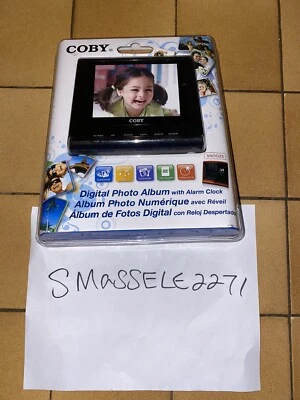 Vintage Coby Alarm Clock w Digital Photo JPEG, SD/SDHD Card Slot USB Port - Image 1 of 4