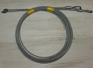 114" Garage Torsion Spring Cables 8' Door Overhead OHD 1/8" Barn Shed Heavy Duty - Picture 1 of 1
