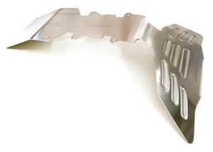 Silver Stainless Steel (Raw) Rear Skid Plate for Traxxas 1/10 Scale E-Maxx - Picture 1 of 1