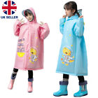 Children Waterproof Hooded Rain Coat Kids Jacket Poncho Raincoat Long Outwear +