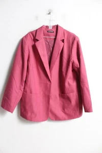 Balsamik Womens Blazer Jacket - Pink - Size 22 (L31) - Picture 1 of 4