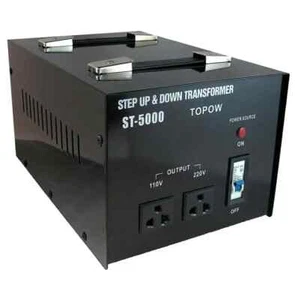 Topow 5000 Watt Step Up and Down Voltage Converter Transformer 110V and 220V - Afbeelding 1 van 7