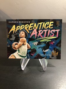 2019-20 COURT KINGS CARSEN EDWARDS APPRENTICE ARTIST  ROOKIE CELTICS