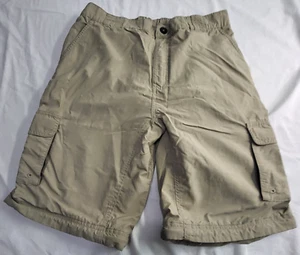Magellan Outdoors Fish Gear Yth Shorts Khaki  Sz XL 18-20 Water Repellent Button - Picture 1 of 11