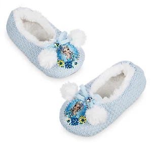 Disney Store Hausschuhe Frozen Elsa Anna Plüsch Kostüm Verkleidung Mädchen Schuhe - Bild 1 von 1
