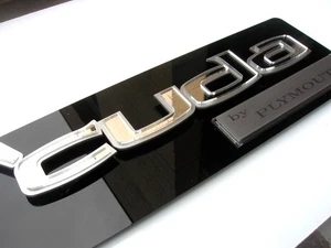 CUDA Plymouth 3D CAR  SIGN  display Dodge NEW Mopar custom Challenger show - Picture 1 of 21