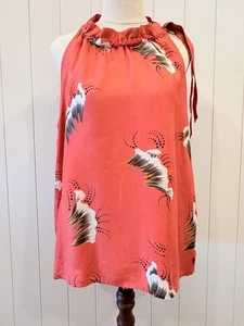 Coster Copenhagen Sz EUR 38 M Medium Sleeveless Gather Neck Cut Away Top Blouse - Picture 1 of 11