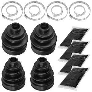 2 Rear Axle Inner Outer CV Boot Kit for Yamaha Grizzly 660 YFM660F 4X4 2002-2008 - Picture 1 of 7