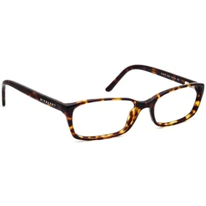 Burberry Eyeglasses B 2073 3002 Dark Havana Semi Butterfly Frame Italy 53-16 135 - Picture 1 of 6