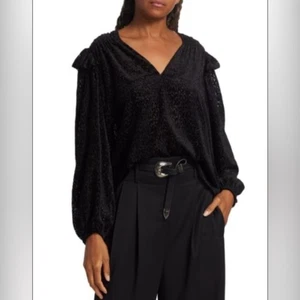 Tanya Taylor Lucy Devore Pullover Top sz M NWT - Picture 1 of 10