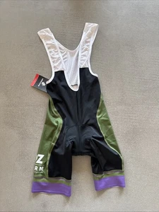 NWT Bib Shorts Size Medium Active Motif Hincapie Padded Cycling Bicycle Oz Farm - Picture 1 of 4