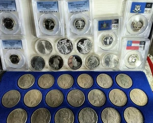 Rare Coins Mixed US Lot W/ Graded Silver - Picture 1 of 22
