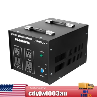 10000 Watt Voltage Converter Transformer Heavy Duty Step Up / Down 220V-110V New - Image 1 of 4