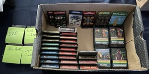 32 Intellivision Games Carts: 25 Unique, 7 Duplicates, 7 Overlays Tested Works - Picture 1 of 1