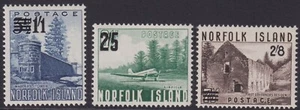 ISLA NORFOLK 1960 RECARGOS (3) COMO NUEVO DESQUICIADO (A24539) - Imagen 1 de 1