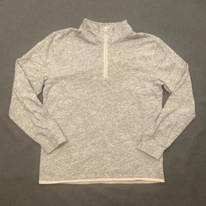 Gap Kids gray long sleeve collar shirt zip up neck boys size XXL - Picture 1 of 4