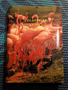 Vintage 1970s Telephone and Addresses Book Florida Flamingos *UNUSED* - Bild 1 von 4