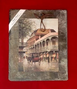 New Orleans Slate Board Art - Vieux Carre - Antoine's Restaurant O.L. Coleman - Picture 1 of 3